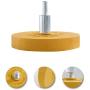 S SATC Decal Eraser Wheel 4 Inch Pin Stripe Removal Tool 1 Pack Adhesive Remover Wheel with Pad & Adapter Graphics Removal Tool Eraser Wheel Decal Remover