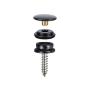 HOMEIDOL 150 Stainless Steel Marine Grade Canvas and Upholstery Boat Cover Snap Button Fastener Kit with 2Pcs Setting Tool (50 Sets) (Fastener Screw Snap Kit)