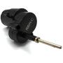 JVSISM for WPL D12 1/10 RC Truck Car Upgrade Parts Metal Transmission Gearbox Gear Box with Metal Gear Set Accessories,Titanium