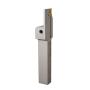 Accusize Industrial Tools 3/8 by 1/2 Heavy Duty Indexable Grooving/Parting Holder with a Gtn-2 Tin Coated Carbide Insert, 2415-5022 Accusize Industrial Tools 3/8 by 1/2 Heavy Duty Indexable Grooving/Parting Holder with a Gtn-2 Tin Coated Carbide Insert, 2415-5022