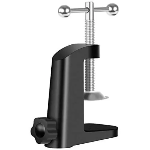 Neewer Heavy-duty Metal Table Mounting Clamp for Microphone Suspension Boom Scissor Arm Stand Holder with an Adjustable Positioning Screw, Fits up to 1.77Inches/ 4.5Centimeter Desktop Thickness-Black Neewer Heavy-duty Metal Table Mounting Clamp for Microphone Suspension Boom Scissor Arm Stand Holder with an Adjustable Positioning Screw, Fits up to 1.77Inches/ 4.5Centimeter Desktop Thickness-Black