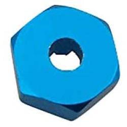 for WLtoys A949 A959 A969 A979 K929 RC Car Aluminum 4mm Wheel Hex Mount Hub with 4 Metal Adapter Part (♥ Blue)