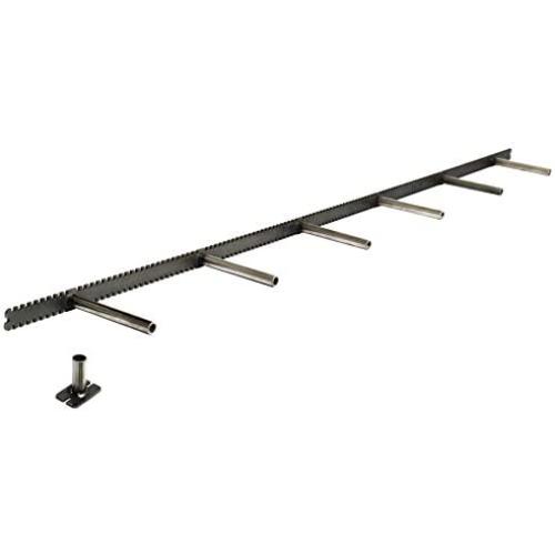 Sheppard Brackets - Heavy Duty Metal Floating Shelf Brackets Easy Mount, Mounting Locations Every Half inch (70 inch)