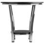 Winsome Wood Maya Occasional Table, Black/Metal