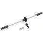 Facibom Metal Rear Bridge Axle with Steel Gear for WPL D12 C14 C24 C34 B14 B24 B16 B36 RC Car Upgrade Parts Accessories,Silver
