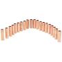 Metal Macrame Brass Copper Golden Tube Bead Ring for DIY Macrame Wall Hanging Plant Holder Craft DIY Kit 20 Pieces 1.2 Long Large Hole (Copper)