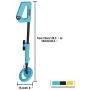 all-sun TS20A Junior Metal Detector for Children DIY Beach Yard Toy, Blue