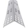 BBQration 2-Pack 14 3/8'' x 3 1/8'' Stainless Steel Heat Plate Replacements Parts for Backyard Grill BY14-101-001-03