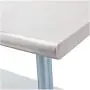 ROCKPOINT NSF Stainless Steel Commercial Kitchen Work Table with Backsplash, Silver,48x 24inch ROCKPOINT NSF Stainless Steel Commercial Kitchen Work Table with Backsplash, Silver,48x 24inch