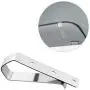 Remote Visor Clips Replacement Garage Door Opener Clip Compatible with Liftmaster Sears Chamberlain Remote Door Openers, Silver (3 Pieces)