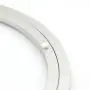 TamBee 16 Inch Aluminum Lazy Susan Heavy Duty Metal Rotating Hardware Large Turntable Bearings Ring 400mm Silver Turntable on Dining-table for Glass Top Wood Top