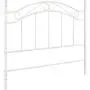 White Metal Headboard Queen Full Size (White) White Metal Headboard Queen Full Size (White)