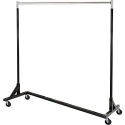 Simple Houseware Commercial Z Base Garment Rack, Black