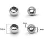 DROLE 12 Boxes (About 1800 pcs) 3mm 6 Colors Iron Round Spacer Beads Smooth Tiny Metal Bead for Bracelet Craft Jewelry Making