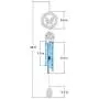 HoneForest Wind Chimes, Beautiful Sounds and Elegant Design, Medium-Metal-Butterfly-Wind-Chimes, Decor for Outdoor Indoor(29) HoneForest Wind Chimes, Beautiful Sounds and Elegant Design, Medium-Metal-Butterfly-Wind-Chimes, Decor for Outdoor Indoor(29)