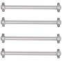ZYCST 4PCS Metal Dog Bone Drive Shafts for WLtoys A959 A969 A979 K929 1:18 RC Car Upgrade Accessory Parts (Silver)