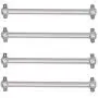 ZYCST 4PCS Metal Dog Bone Drive Shafts for WLtoys A959 A969 A979 K929 1:18 RC Car Upgrade Accessory Parts (Silver)