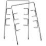 Replace parts Aluminized Steel Ash Pan with 2 pc Fire Grate Hanger, Replacement for Chargriller 5050, 5072, 5650 Charcoal Grills(20.4'' x 12.8'')