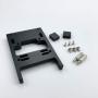Bonarty Steering Servo Mounting Hardware Kit Metal Mount Bracket with Screws for 1/16 1/16 WPL B14 B24 C14 C24 B16 B36，JJRC Q60 Q61 RC Truck Upgrade Parts - Black