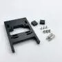 Bonarty Steering Servo Mounting Hardware Kit Metal Mount Bracket with Screws for 1/16 1/16 WPL B14 B24 C14 C24 B16 B36，JJRC Q60 Q61 RC Truck Upgrade Parts - Black