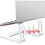 Orionstar Laptop Stand Portable Aluminum Laptop Riser Compatible with Apple Mac MacBook Air Pro 10 to 15.6 Inch Notebook Computer, Detachable Ergonomic Elevator Holder, Silver