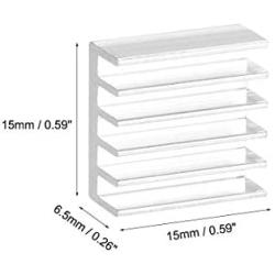 uxcell Electronics Cooler Heatsink for MOS GPU IC Chip Silver 15 x 15 x 6.5 mm 10pcs