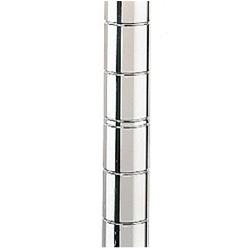 Commercial Chrome Wire Shelving Posts 86'' - 4 Posts