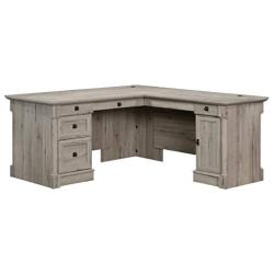 Sauder 424811 Palladia L-Desk, Split Oak Finish