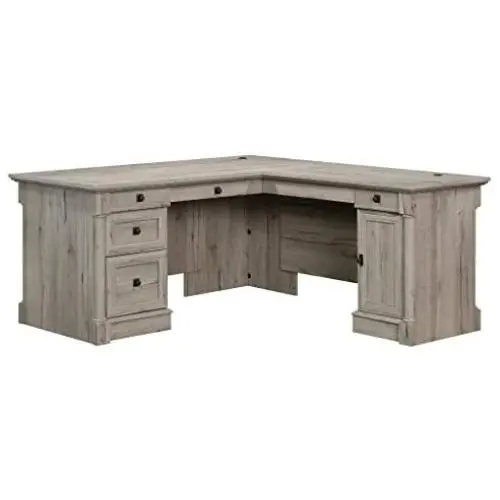 Sauder 424811 Palladia L-Desk, Split Oak Finish Sauder 424811 Palladia L-Desk, Split Oak Finish