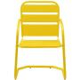 Crosley Furniture CO1030-YE Brighton Retro Metal Chair, Set of 2, Yellow Crosley Furniture CO1030-YE Brighton Retro Metal Chair, Set of 2, Yellow
