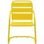 Crosley Furniture CO1030-YE Brighton Retro Metal Chair, Set of 2, Yellow Crosley Furniture CO1030-YE Brighton Retro Metal Chair, Set of 2, Yellow