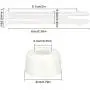 Homgaty 24 PCS Pool Joint Pins with Rubber Seals for Intex 13-24 Metal Frame Pools,Plastic Pool Joint Pins for Intex Pools Replacement Parts(2.36inch)