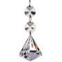 Fushing 20Pcs Crystal Chandelier Prisms Pendants Balls Suncatchers Crystal Garland Beads (30mm, Clear)