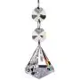 Fushing 20Pcs Crystal Chandelier Prisms Pendants Balls Suncatchers Crystal Garland Beads (30mm, Clear)