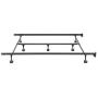 Classic Brands Hercules Universal Heavy-Duty Metal Bed Frame | Adjustable Width Fits Twin, Twin XL, Full, Queen, King, California King