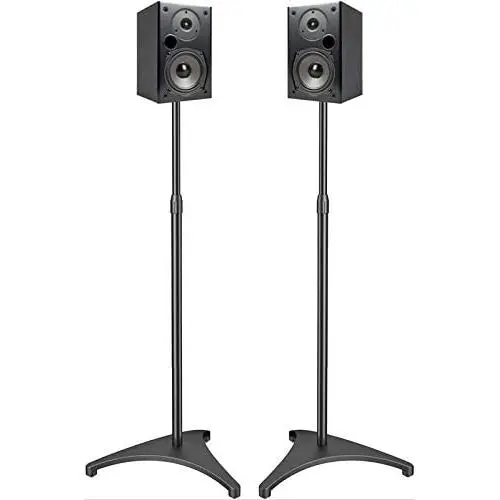 PERLESMITH Speaker Stands Extend 30-45 Inch with Upgraded Cable Management, Hold Satellite, Small Bookshelf & Bluetooth Speakers up to 8lbs(i.e. Vizio, Polk, Bose, JBL, Sony & Samsung) -1 Pair PERLESMITH Speaker Stands Extend 30-45 Inch with Upgraded Cable Management, Hold Satellite, Small Bookshelf & Bluetooth Speakers up to 8lbs(i.e. Vizio, Polk, Bose, JBL, Sony & Samsung) -1 Pair