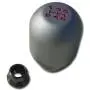 VMS Racing 12x1.25mm Threaded 5 Speed TYPE R Shift KNOB in GUNMETAL Grey Gray Silver Billet Aluminum Compatible with Toyota m12x1.25 THREADED Shifter Rod (NO adapters)