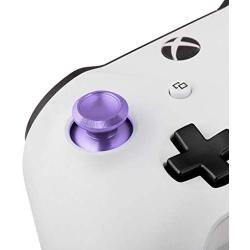 Metal Thumbsticks Joysticks for Xbox One, Aluminum Alloy ABXY Bullet Buttons Analog Grip Replacement Parts for Xbox One, Xbox One S/X, Xbox Series X Controllers with Installation Tools(Purple)