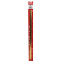 K&S Precision Metals 9867 Round Brass Rod, 4mm Diameter X 300mm Long, 3 Pieces per Pack, Made in The USA