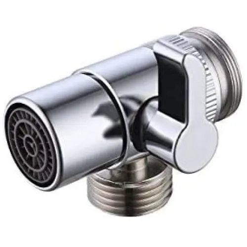 KES BRASS Sink Valve Diverter Faucet Splitter for Kitchen or Bathroom Sink Faucet Replacement Part Faucet to Hose Adapter M22 X M24, Polished Chrome, PV10 KES BRASS Sink Valve Diverter Faucet Splitter for Kitchen or Bathroom Sink Faucet Replacement Part Faucet to Hose Adapter M22 X M24, Polished Chrome, PV10
