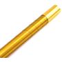 Doowops Metal Appearing Canes Magic Wands for Professional Magician Stage Close-up Magic Trick Magic Accessories (59'' Golden)