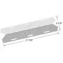 BBQ funland SH1231 (3-Pack) Stainless Steel Heat Plate Tent for Costco Jenn-air, Sterling Forge, Glen Canyon, Kirkland, Nexgrill Gas Grill Models