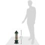 Squirrel Buster Plus Squirrel-proof Bird Feeder w/Cardinal Ring and 6 Feeding Ports, 5.1-pound Seed Capacity, Adjustable, Pole-mountable (POLE ADAPTOR SOLD SEPARATELY), Green