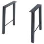 Tengchang 22 Black Industry Table Legs Metal Bench Coffee Desk Chair Leg Set of 2 Tengchang 22 Black Industry Table Legs Metal Bench Coffee Desk Chair Leg Set of 2