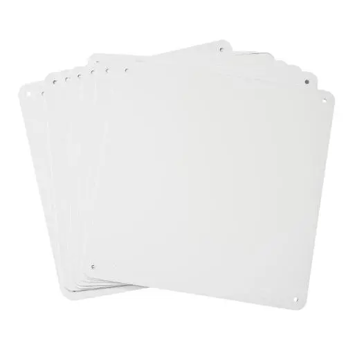Brady 106462 Sign Blanks, Aluminum, 10.25'' x 10.25'' (Pack of 10) Brady 106462 Sign Blanks, Aluminum, 10.25'' x 10.25'' (Pack of 10)