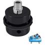 Air Compressor Silencer, Air compressor Filter Replacement Parts, Air Compressor Muffler Accessories with 1/2'',3/8'',1/4''(20mm,16mm,12mm) Thread (1/4'')