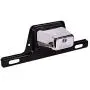 Trailer LED License Plate Light [Bracket Mount] [DOT FMVSS 108] [SAE L] [Chrome-Finish] [Waterproof] [12V DC] License Tag Lights for UTV ATV Trailer Truck RV Boat