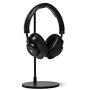Master & Dynamic MW65 Active Noise-Cancelling Wireless Headphones – Bluetooth Over-Ear Headphones with Mic – Luxury Black Metal/Black Leather