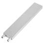 Water Cooling Block, Aluminum Radiator Liquid Water Cooler Heat Sink for PC Laptop/Applicable to Computer CPU Graphics Heatsink/White(40 x 200 x 12mm)