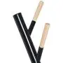 HOMCOM 69'' Metal Freestanding Modern Tree Branch 6 Wooden Rack Coat Rack with Marble Base - Black